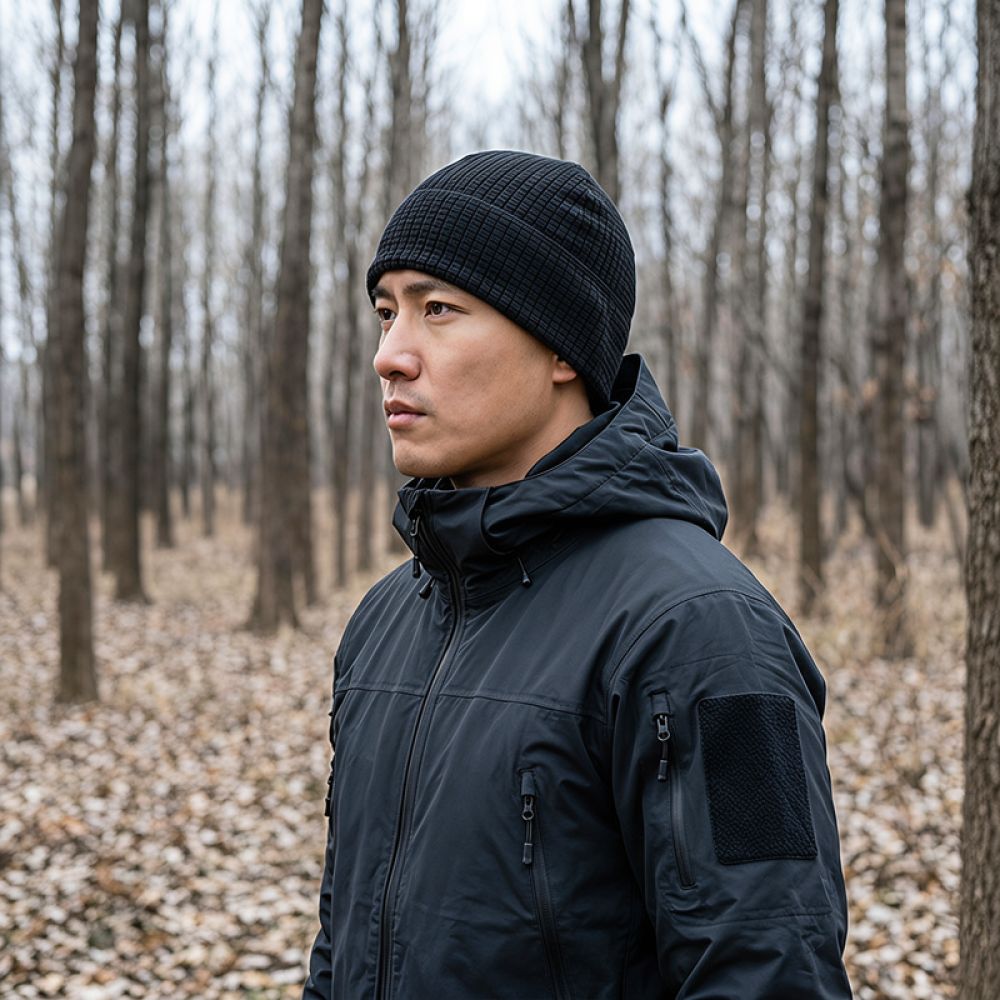 Running Gear Winter Men - Mens Thick Fleece Beanie Hat Warm