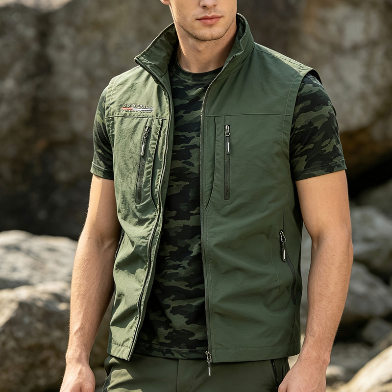 Running Gear - Men's Vest Jacket Running Jacket Sleeveless