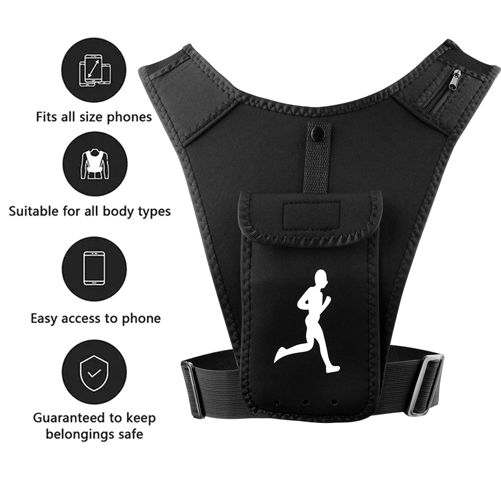Adjustable Running Vest Phone  - огляд і ціна Running Gear Satisfy