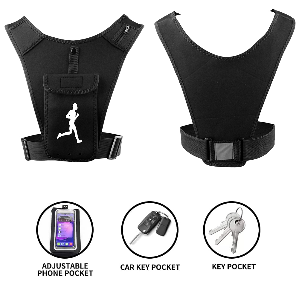 Adjustable Running Vest Phone  - огляд і ціна Running Gear Satisfy