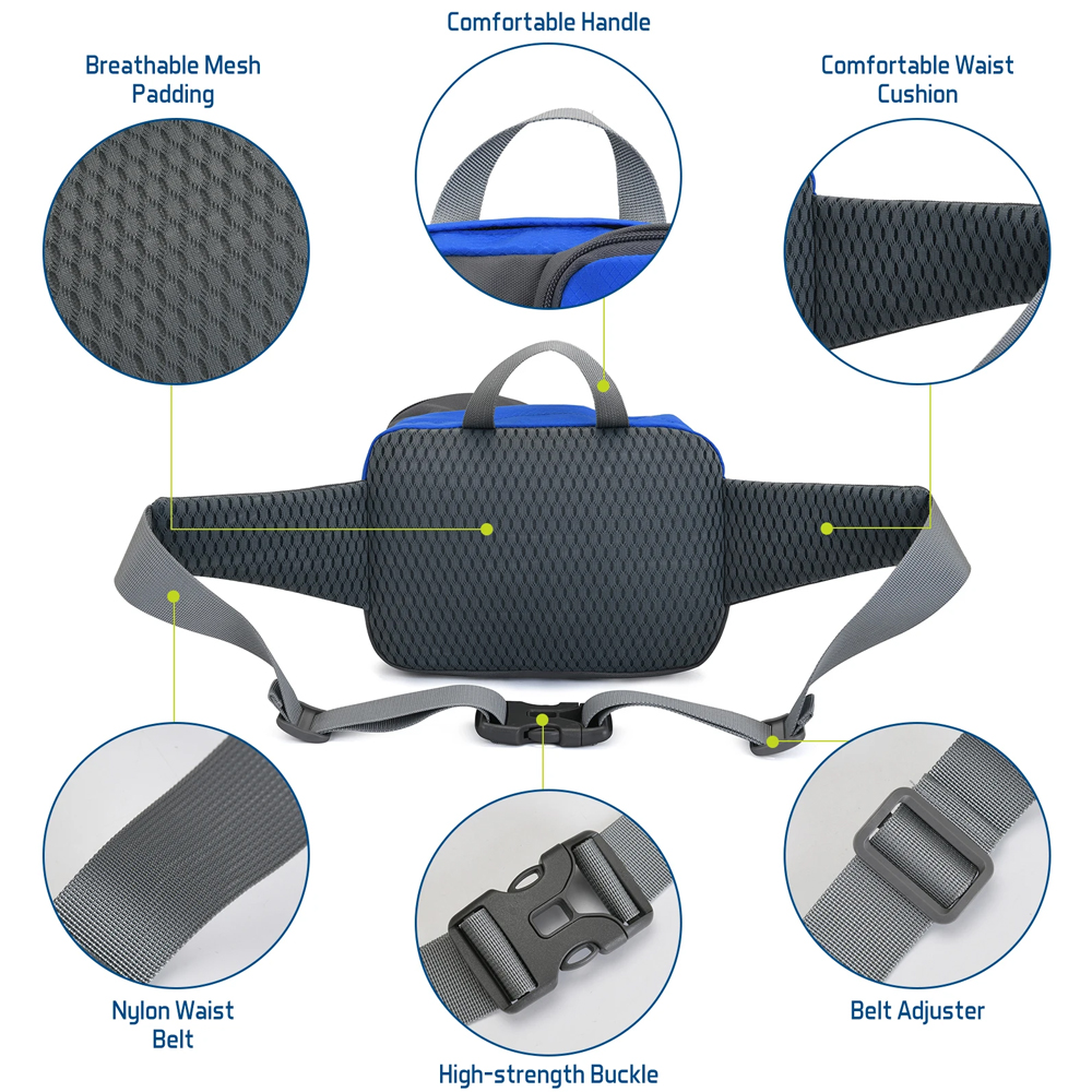 1PCSFanny Pack Waist Bag - Uni - огляд і ціна Running Gear Satisfy
