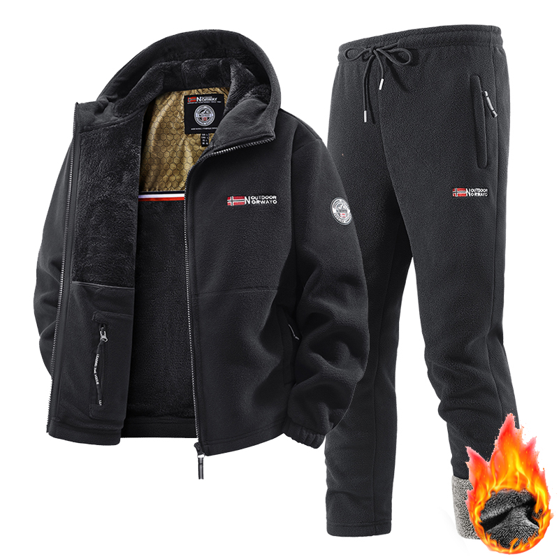 New Winter Sportswear Set Mens - огляд і ціна Running Gear