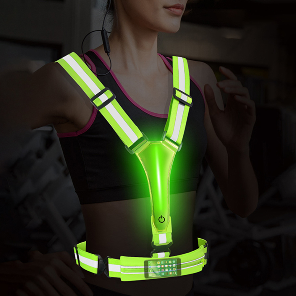 LED Reflective Vest Light Up R - огляд і ціна Running Gear Winter Men
