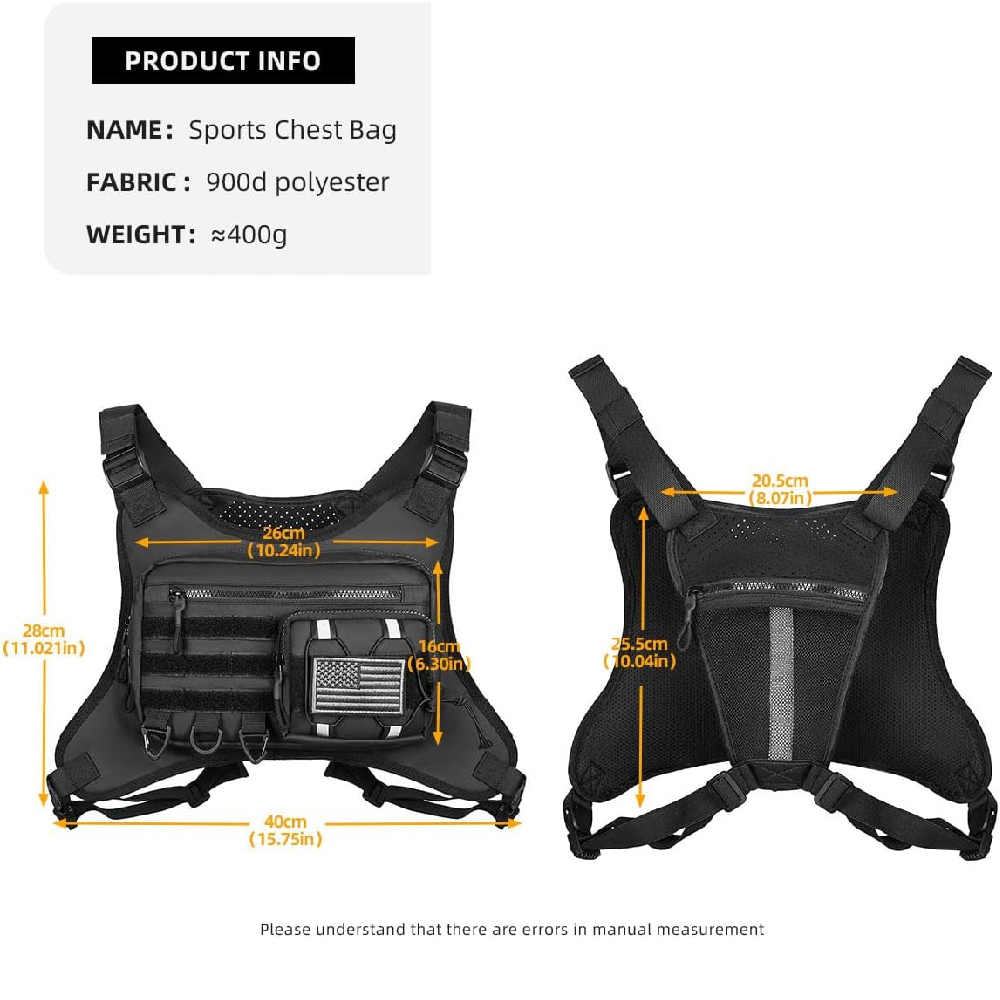 1PCS Reflective Cycling Chest  - огляд і ціна Running Gear Satisfy