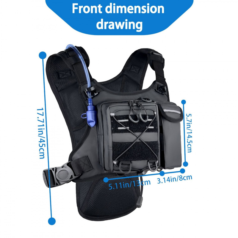 2026 New Tactical Vest Chest B - огляд і ціна New Gear Running